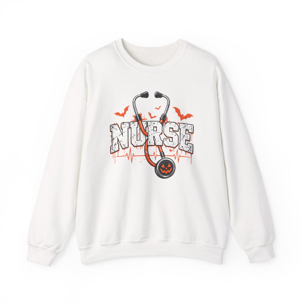 Halloween Nurse Sweatshirt / Stethoscope