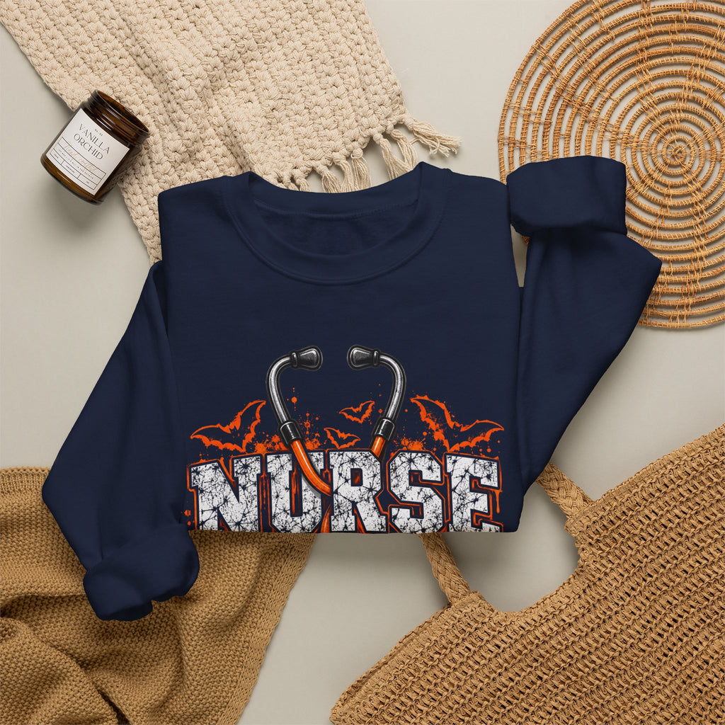 Halloween Nurse Sweatshirt / Stethoscope