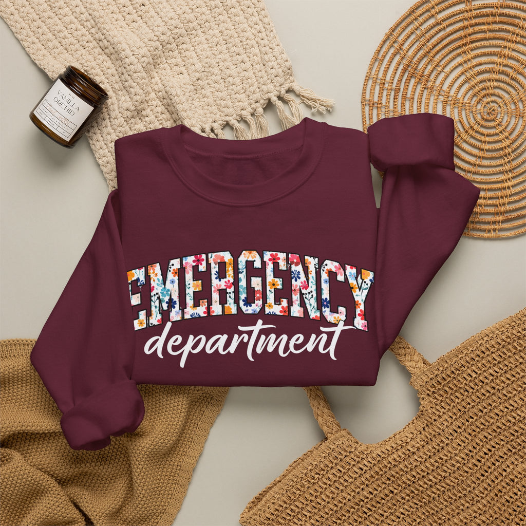 🌺EMERGENCY Department Crewneck