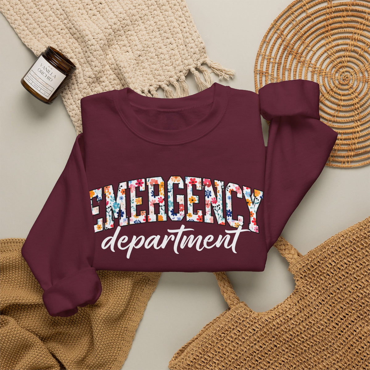🌺EMERGENCY Department Crewneck