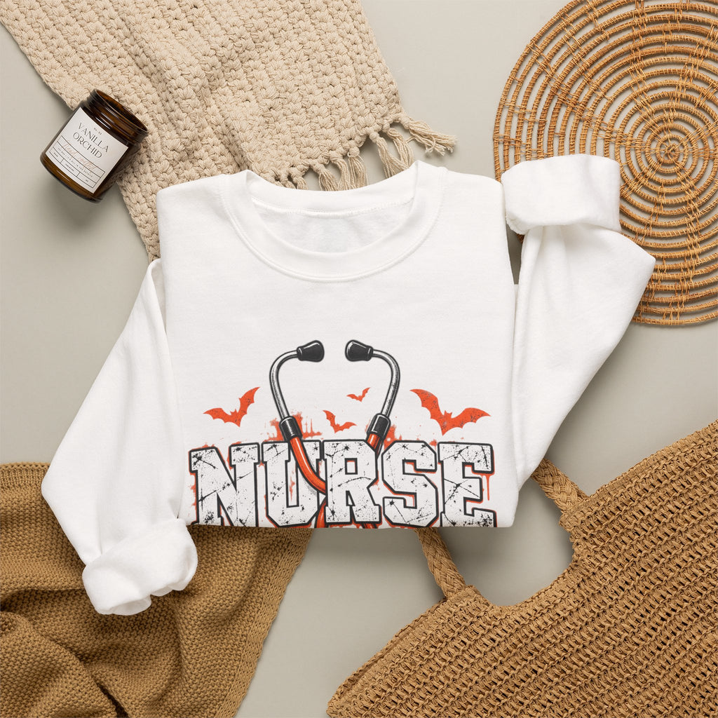 Halloween Nurse Sweatshirt / Stethoscope