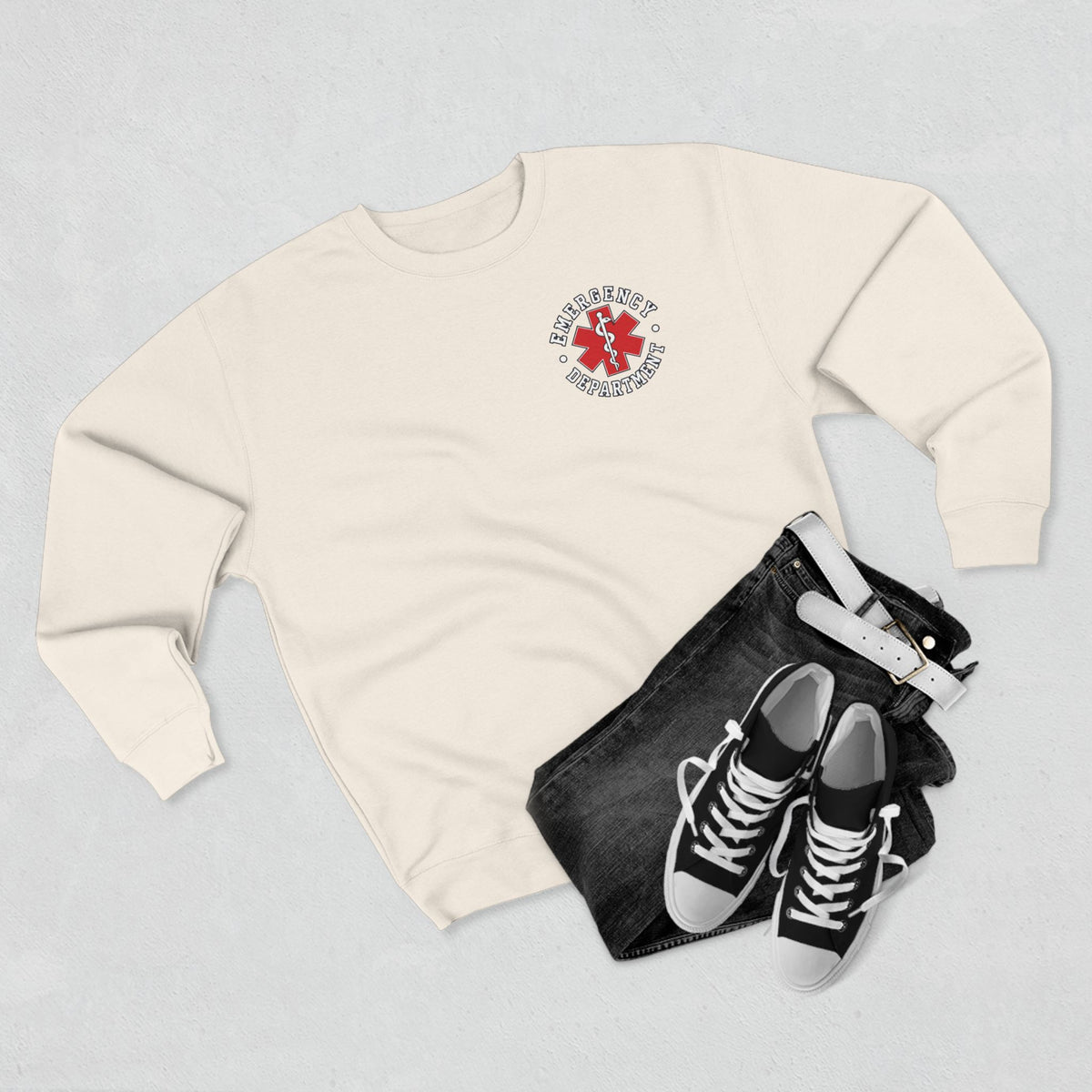 Emergency Department | EMS Medical Emblem Crewneck Sweatshirt