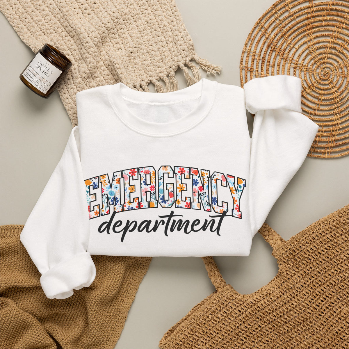 🌺EMERGENCY Department Crewneck