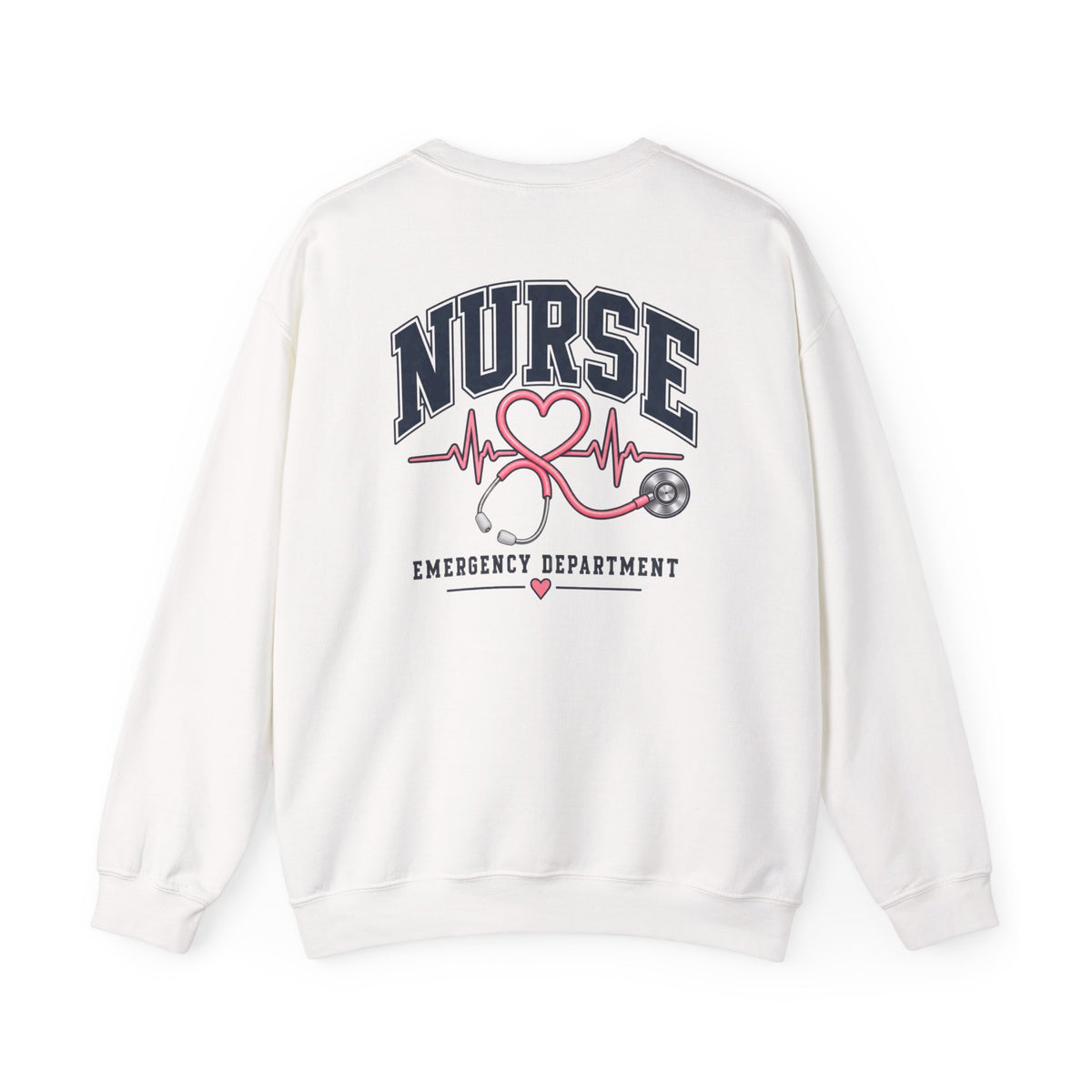 Heart Stethoscope ED Nurse Sweatshirt