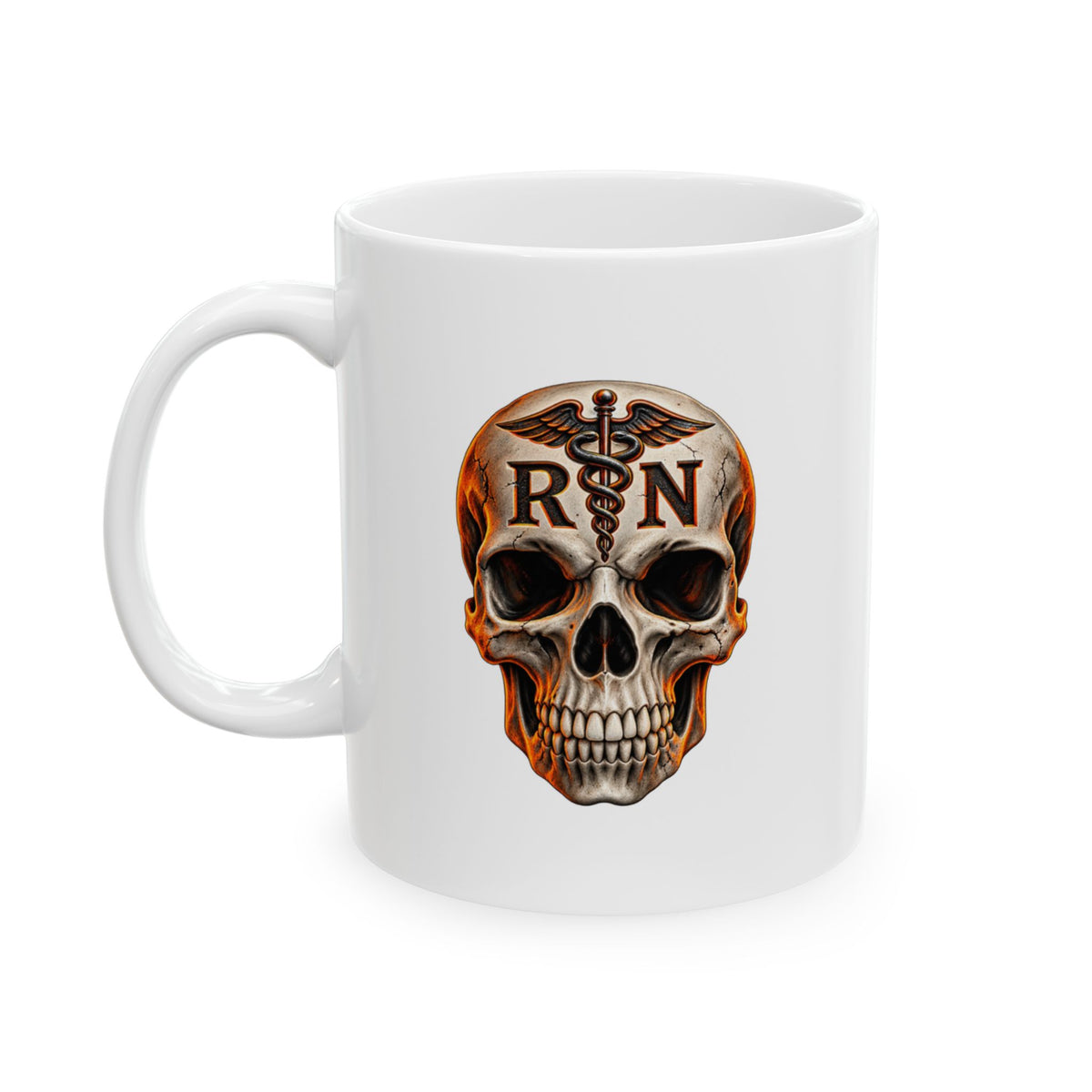 RN Skull Mug 11oz