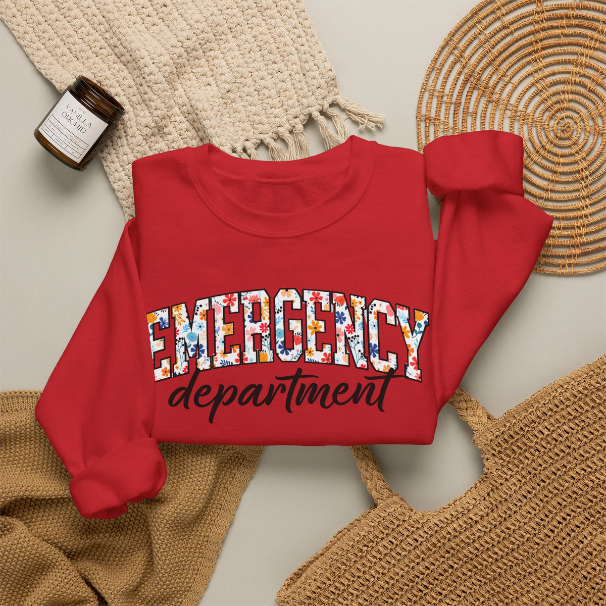 🌺EMERGENCY Department Crewneck