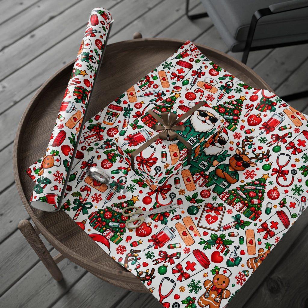 RN Christmas Wrapping Paper 🎄🩺
