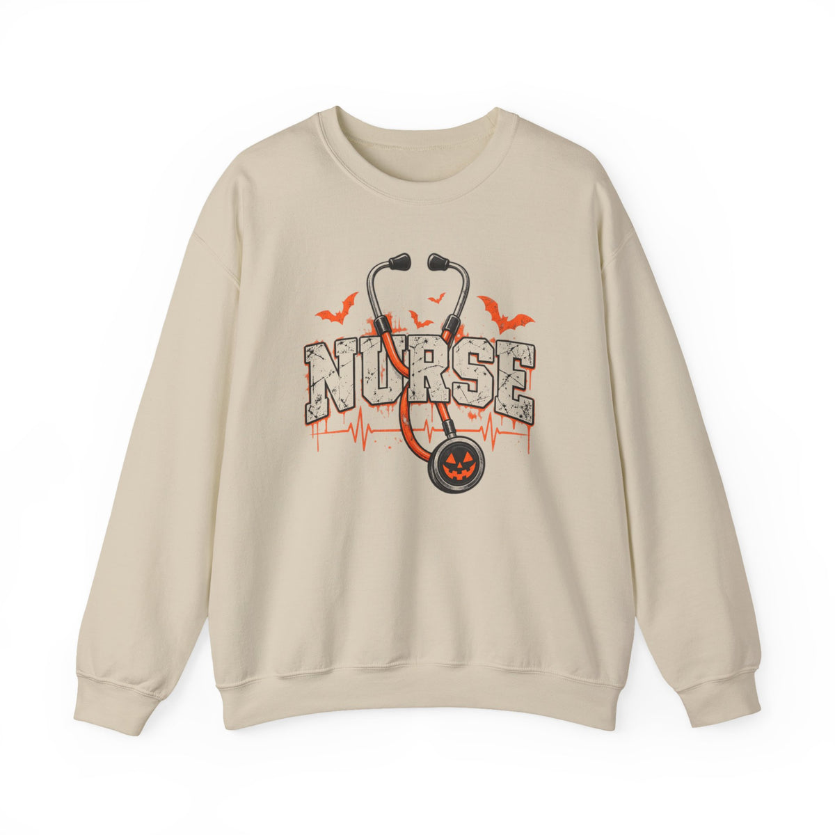 Halloween Nurse Sweatshirt / Stethoscope