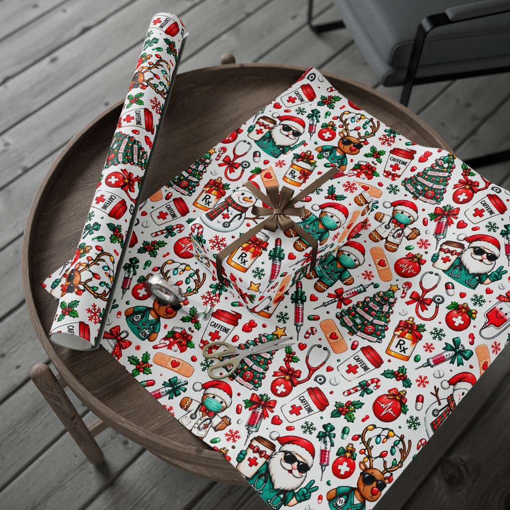 Healthcare Christmas Wrapping Paper 🎄🩺