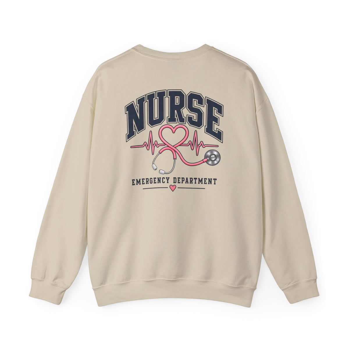 Heart Stethoscope ED Nurse Sweatshirt