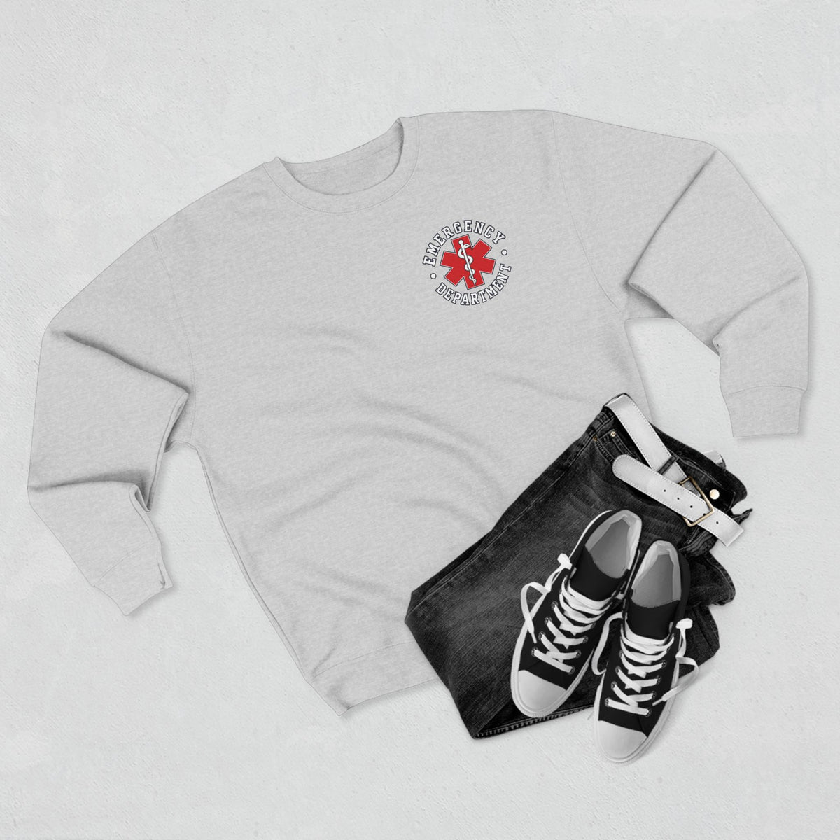 Emergency Department | EMS Medical Emblem Crewneck Sweatshirt