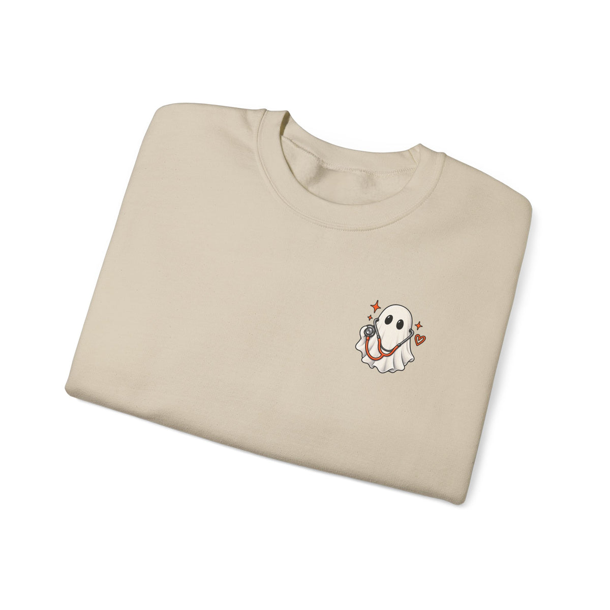 ER Nurse Halloween Sweatshirt | Spooky Shifts Emergency Room Nurse Crewneck | Front & Back Print