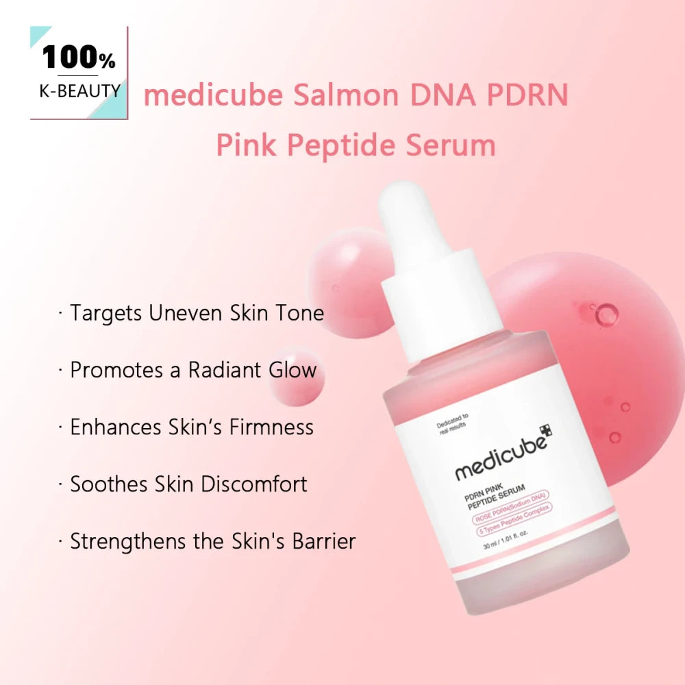 Pink Peptide Glow Serum | Hydrating & Smoothing Korean Skincare