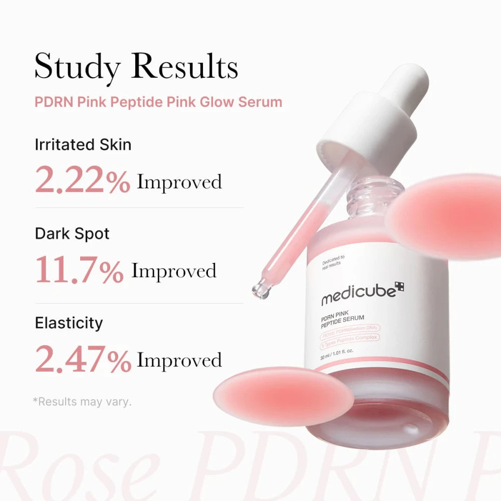 Pink Peptide Glow Serum | Hydrating & Smoothing Korean Skincare