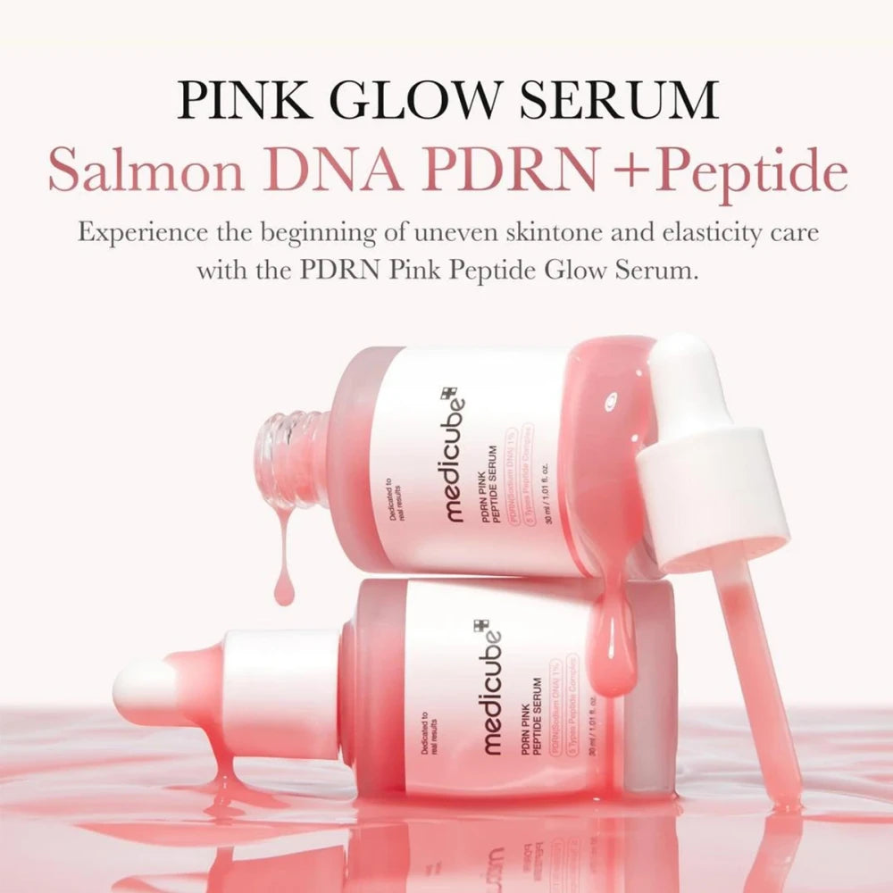 Pink Peptide Glow Serum | Hydrating & Smoothing Korean Skincare