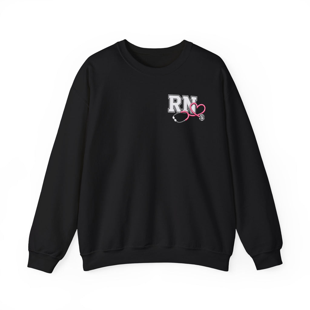 Heart Stethoscope ED Nurse Sweatshirt