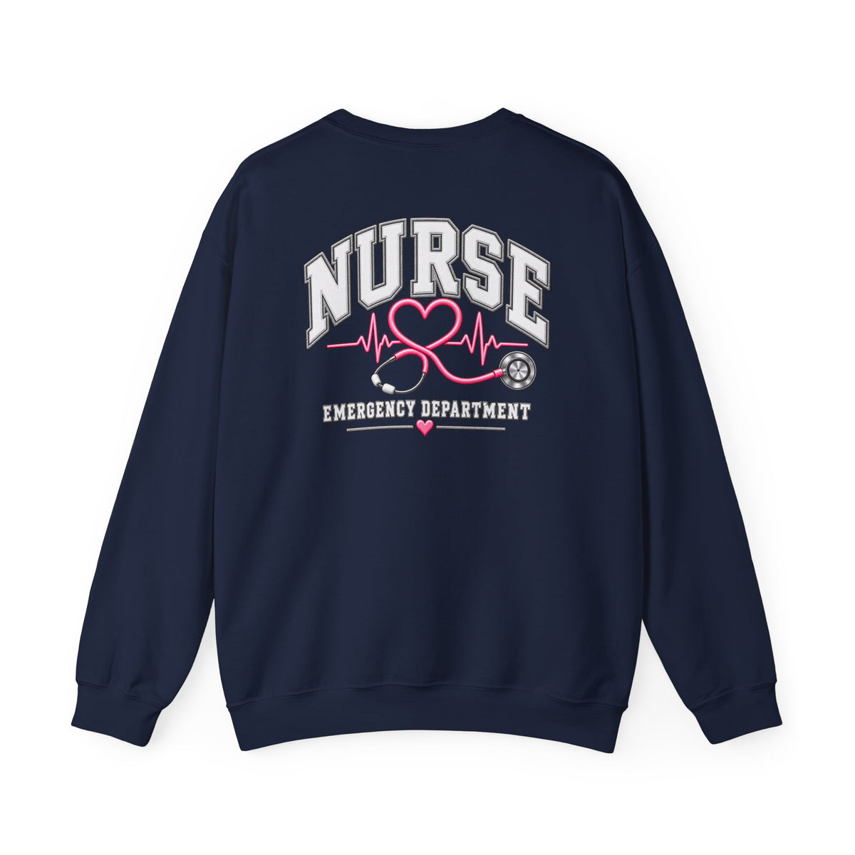 Heart Stethoscope ED Nurse Sweatshirt