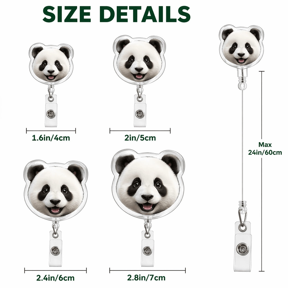 Customized Acrylic Badge Reel