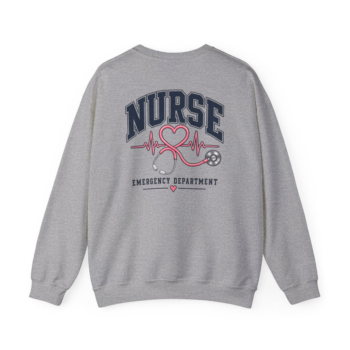 Heart Stethoscope ED Nurse Sweatshirt
