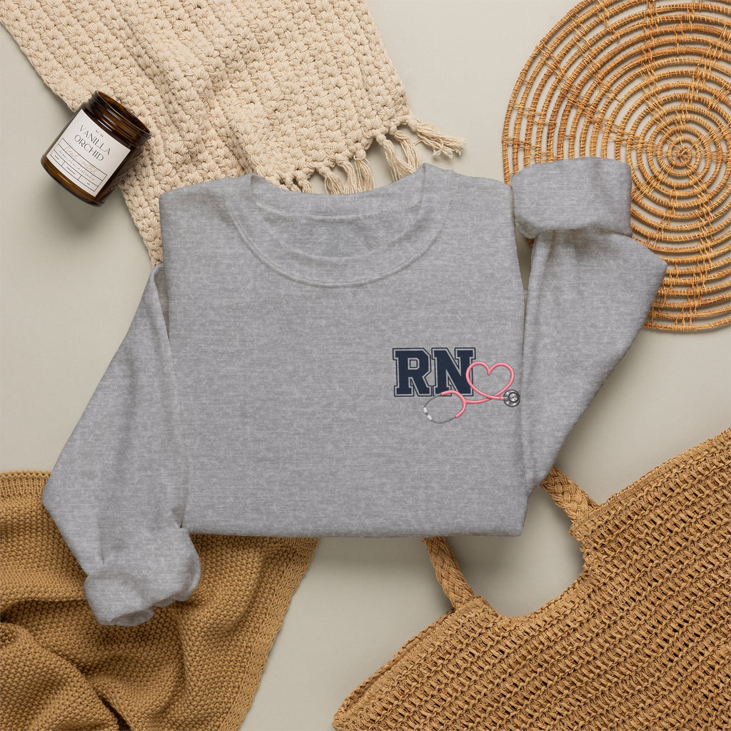 Heart Stethoscope ED Nurse Sweatshirt