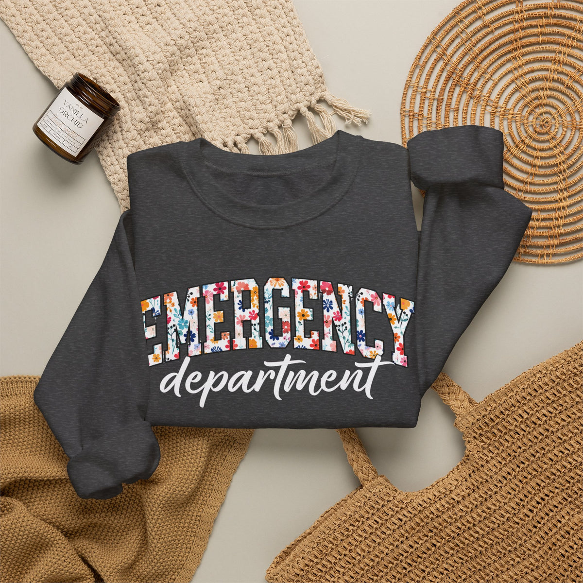 🌺EMERGENCY Department Crewneck
