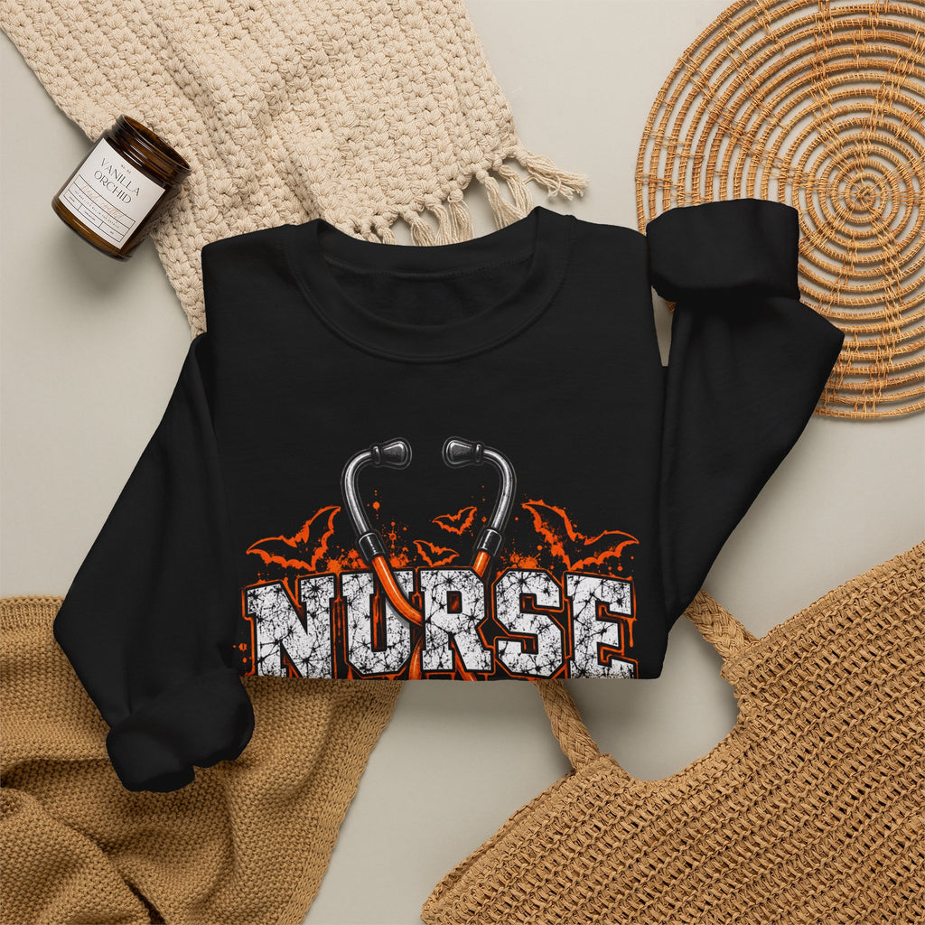 Halloween Nurse Sweatshirt / Stethoscope
