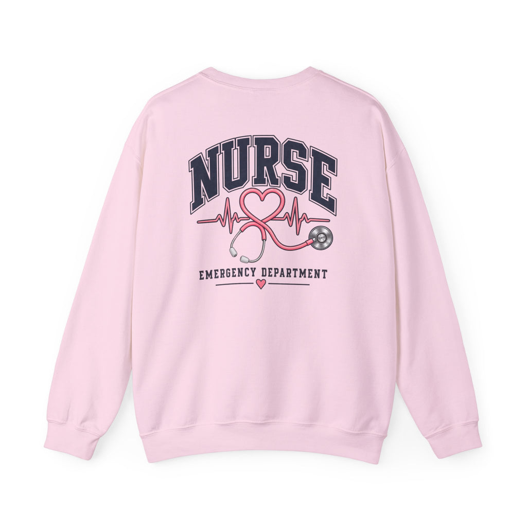 Heart Stethoscope ED Nurse Sweatshirt