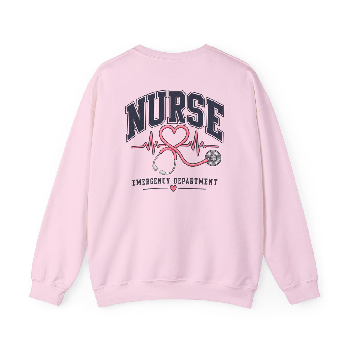 Heart Stethoscope ED Nurse Sweatshirt