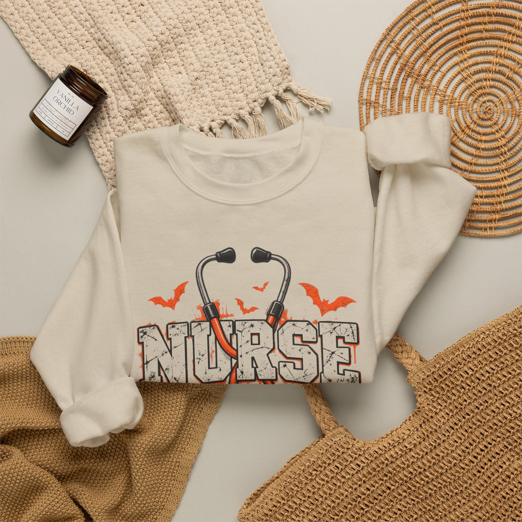 Halloween Nurse Sweatshirt / Stethoscope