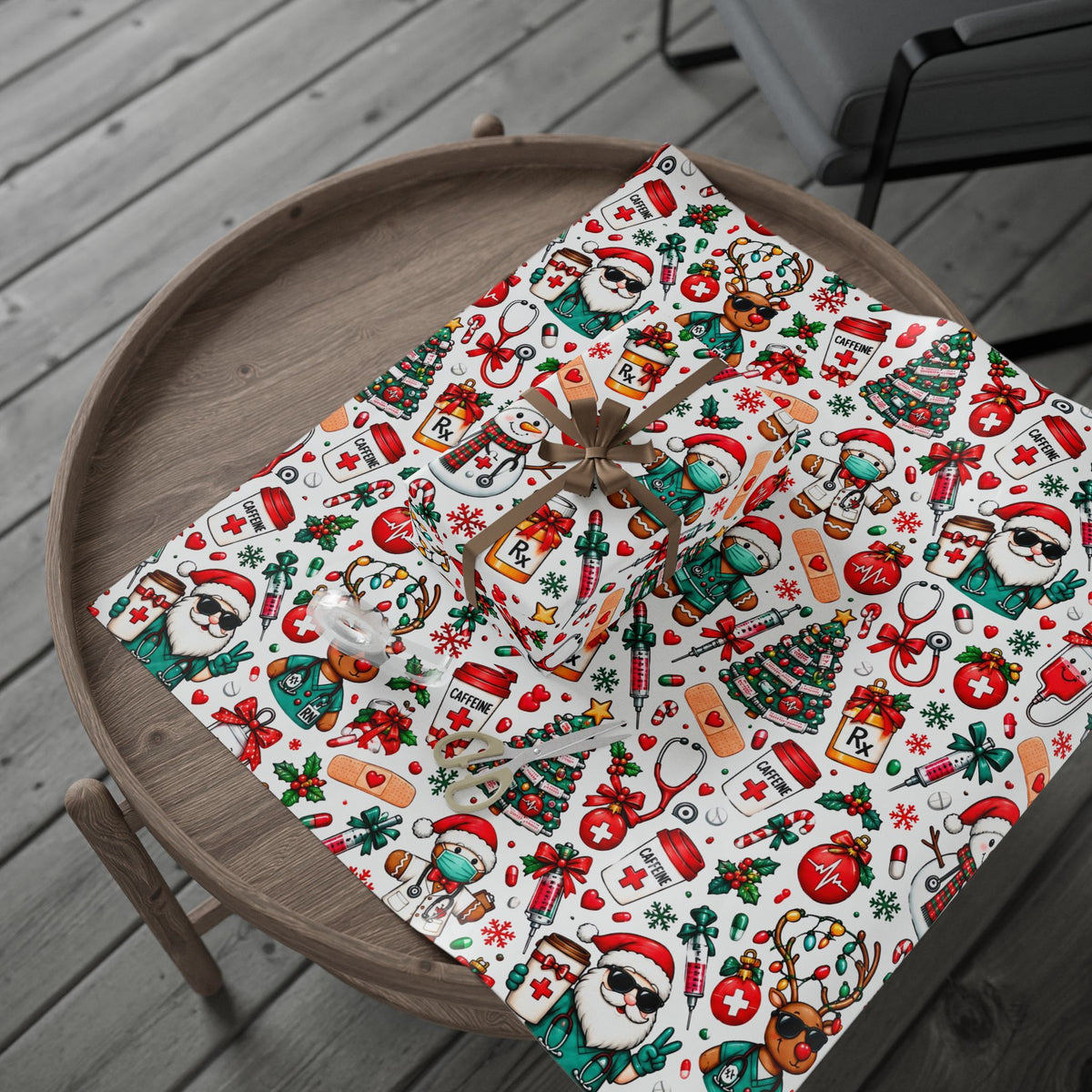 Healthcare Christmas Wrapping Paper 🎄🩺