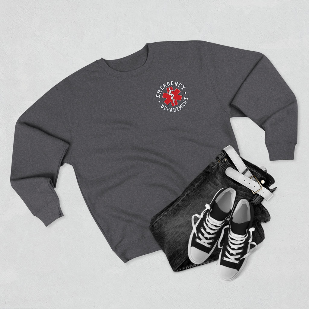 Emergency Department | EMS Medical Emblem Crewneck Sweatshirt