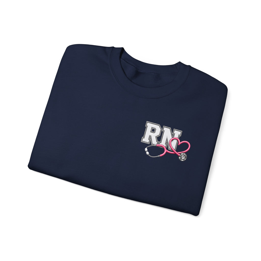 Heart Stethoscope ED Nurse Sweatshirt