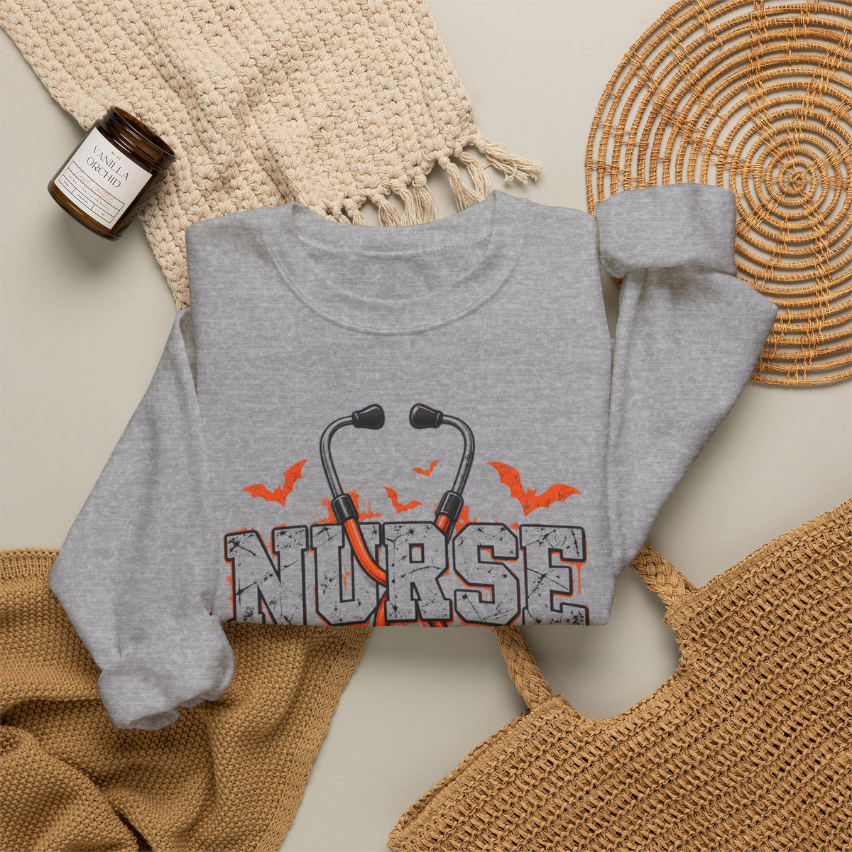 Halloween Nurse Sweatshirt / Stethoscope