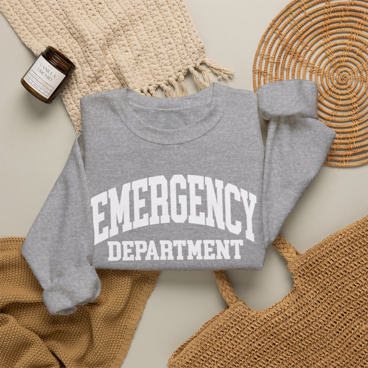 🚑EMERGENCY DEPARTMENT CREWNECK