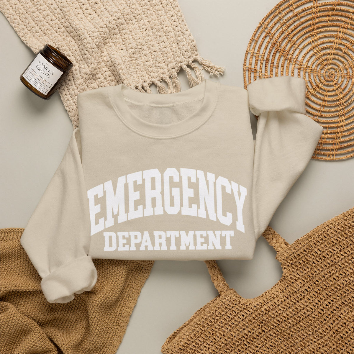 🚑EMERGENCY DEPARTMENT CREWNECK