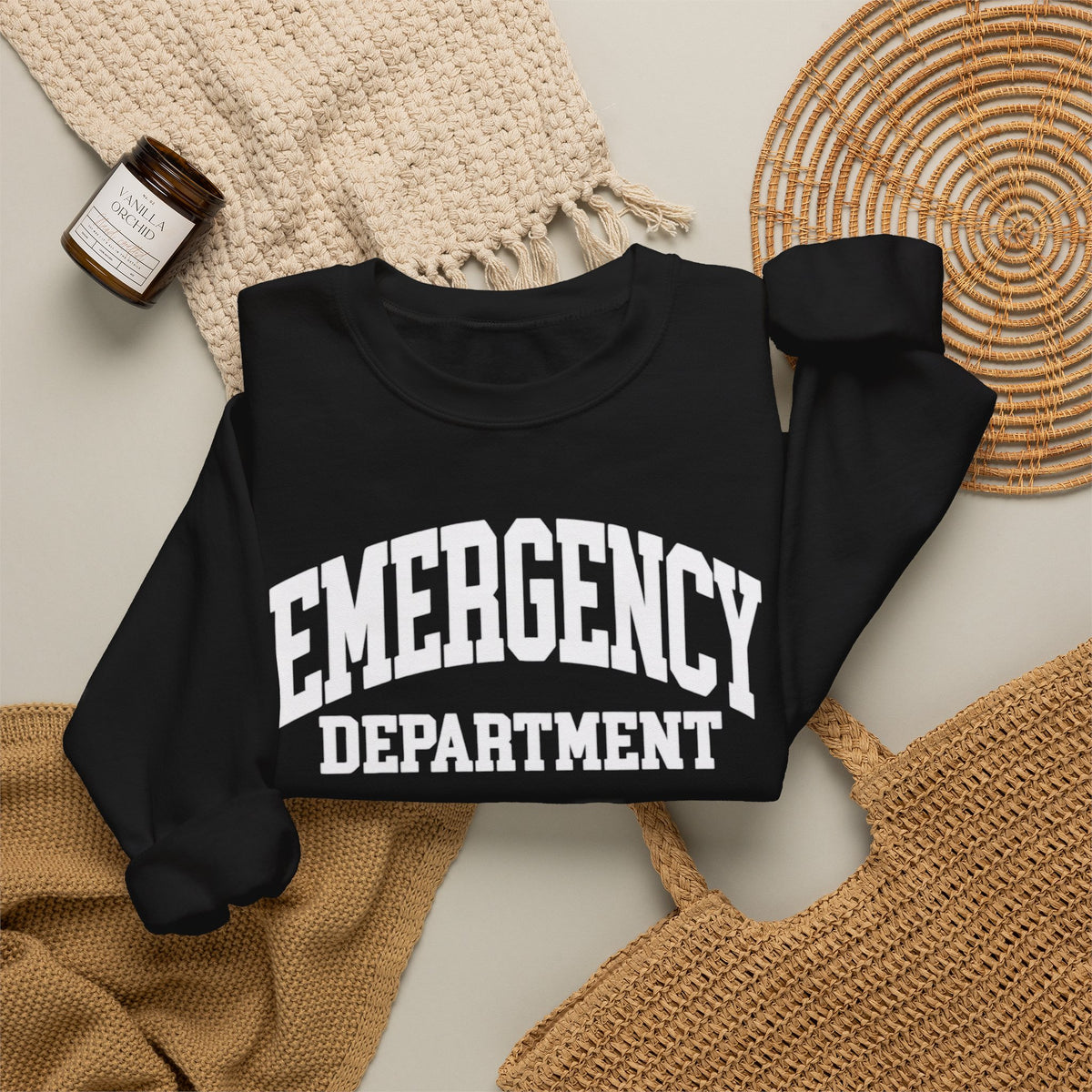🚑EMERGENCY DEPARTMENT CREWNECK