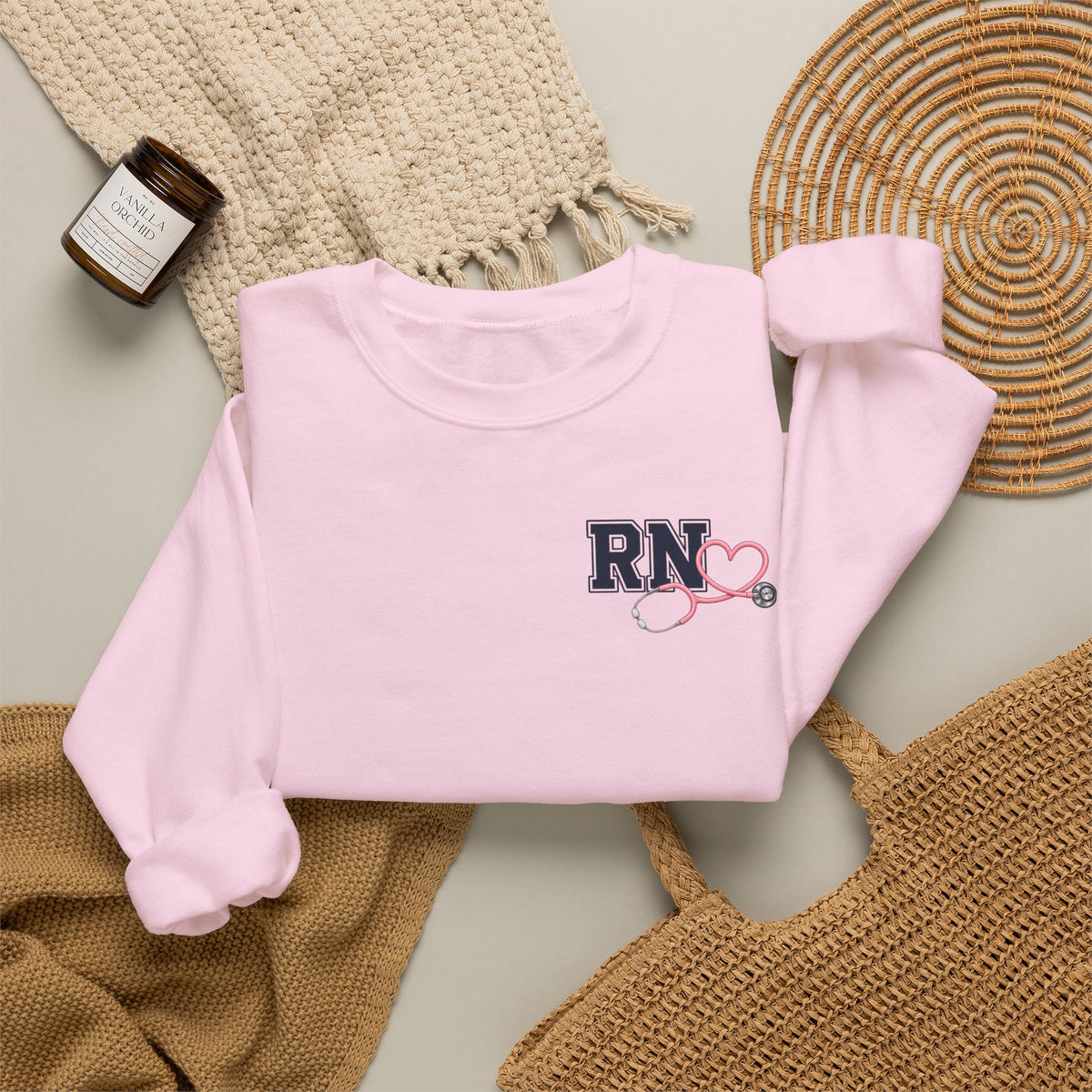 Heart Stethoscope ED Nurse Sweatshirt