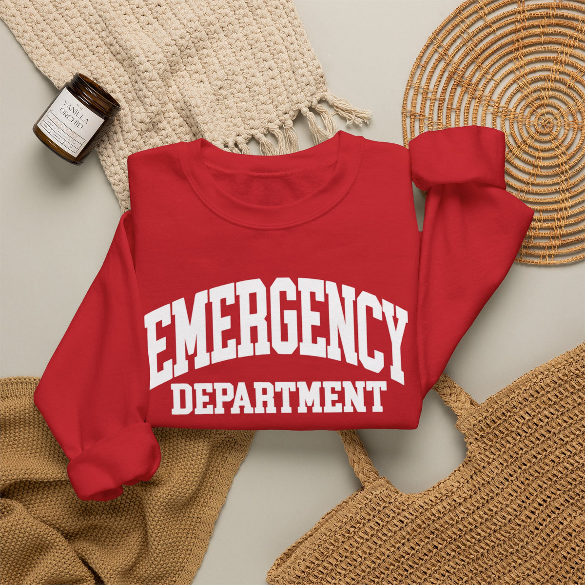 🚑EMERGENCY DEPARTMENT CREWNECK