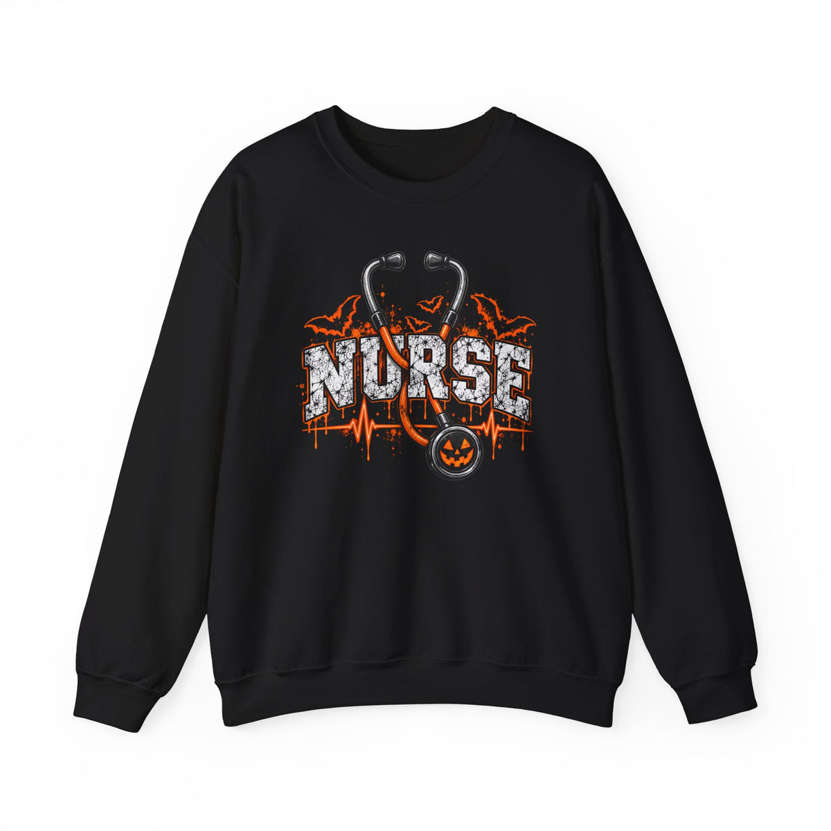 Halloween Nurse Sweatshirt / Stethoscope