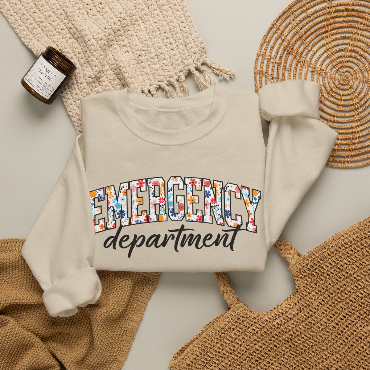 🌺EMERGENCY Department Crewneck