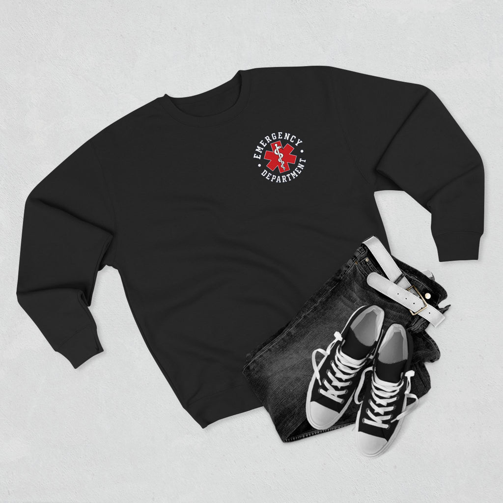 Emergency Department | EMS Medical Emblem Crewneck Sweatshirt