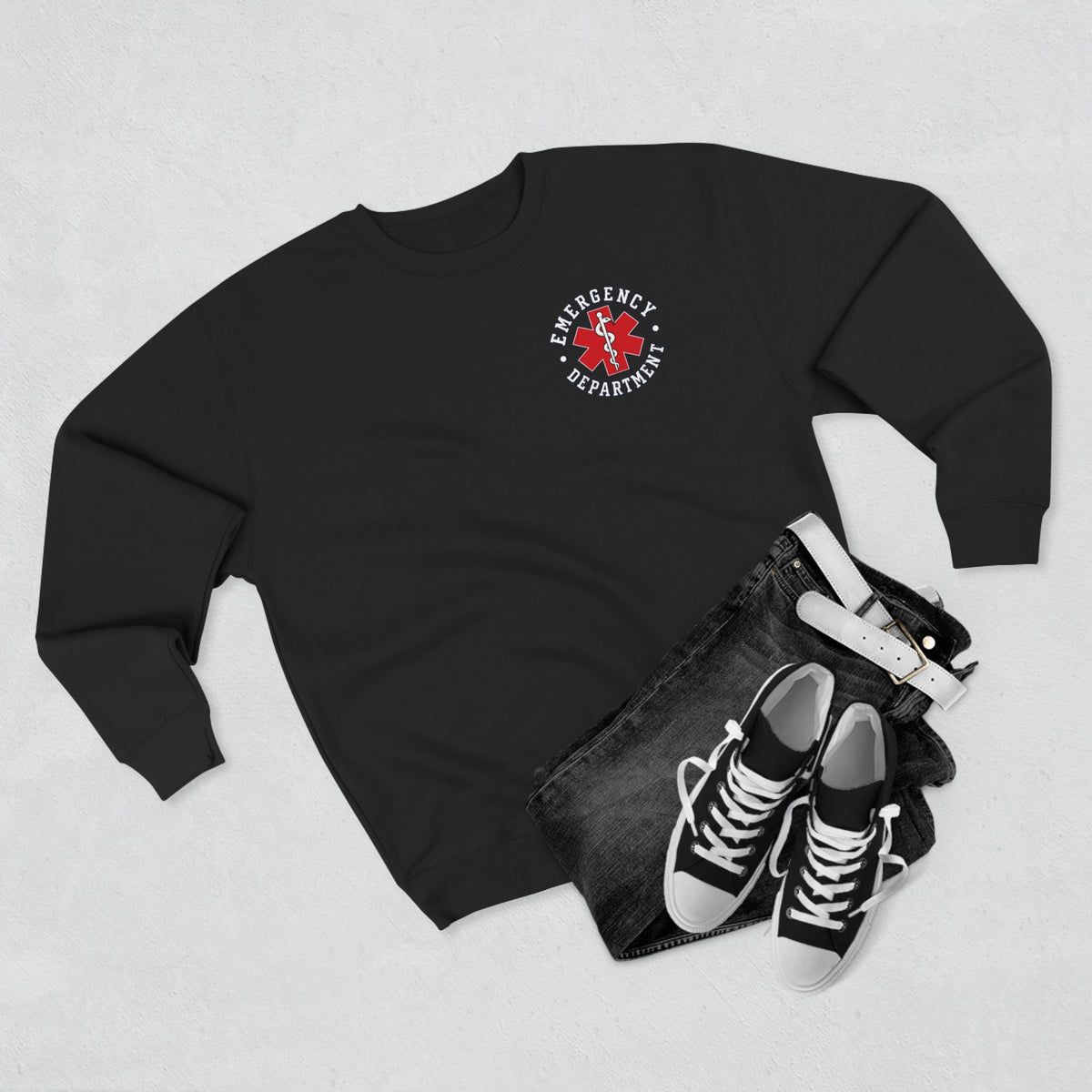 Emergency Department | EMS Medical Emblem Crewneck Sweatshirt