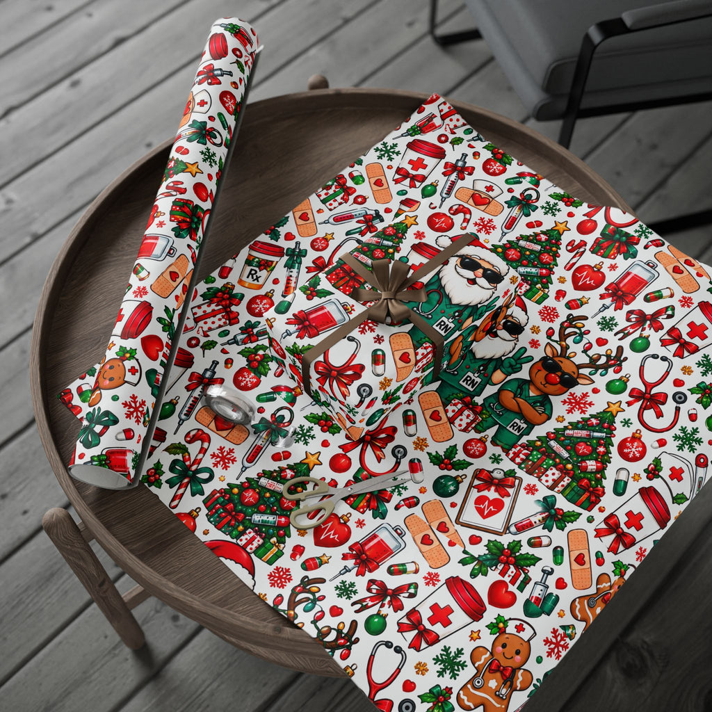 RN Christmas Wrapping Paper 🎄🩺