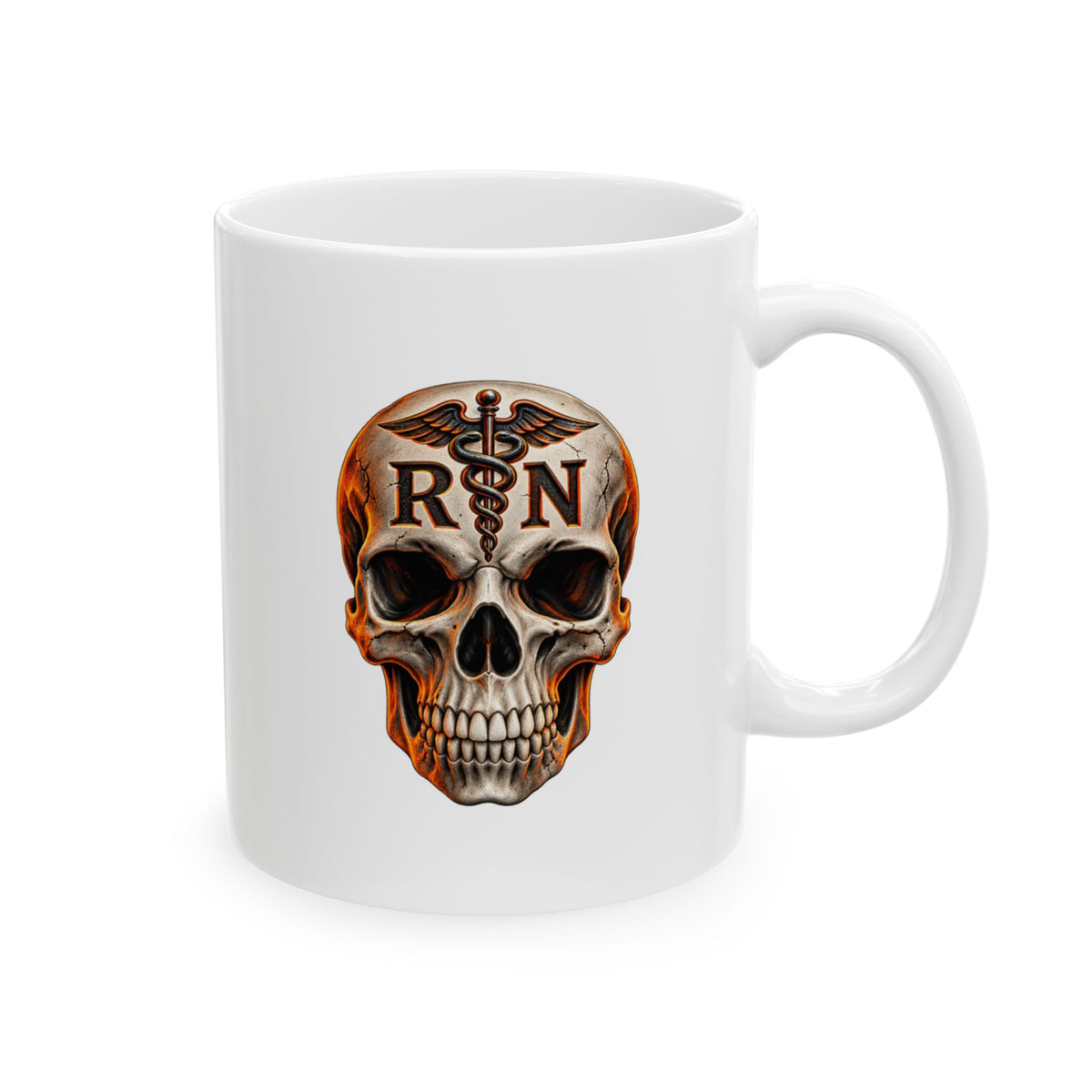 RN Skull Mug 11oz