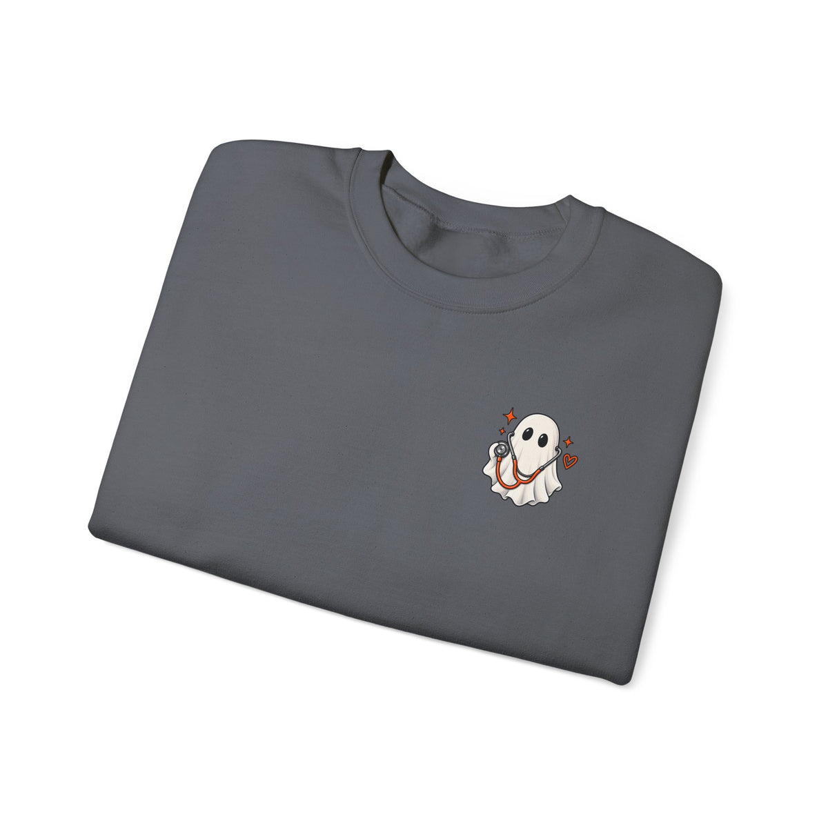 ER Nurse Halloween Sweatshirt | Spooky Shifts Emergency Room Nurse Crewneck | Front & Back Print