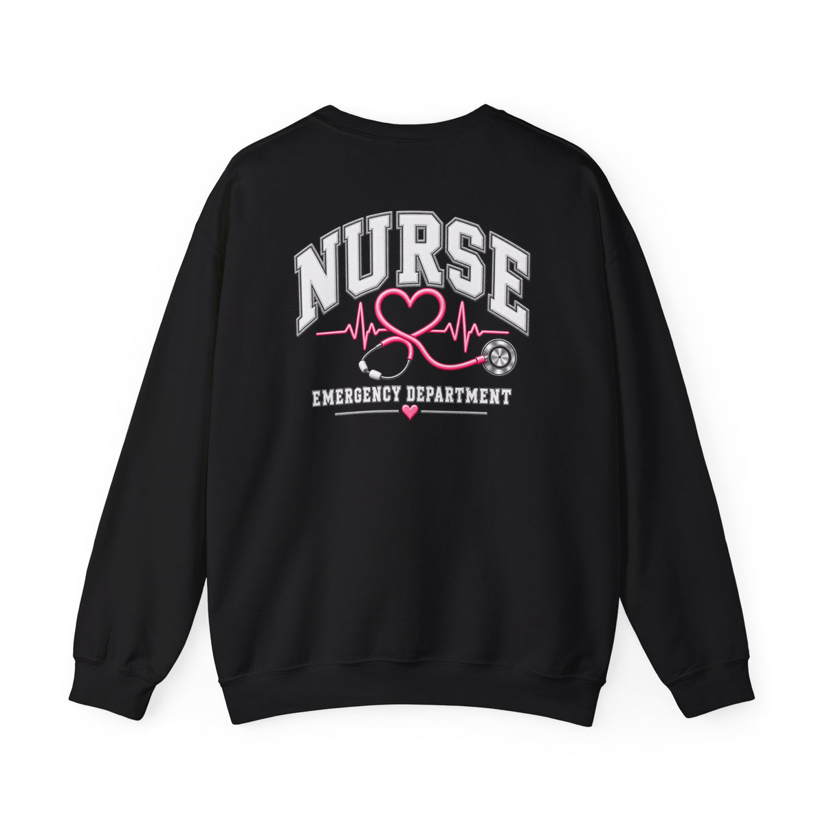 Heart Stethoscope ED Nurse Sweatshirt