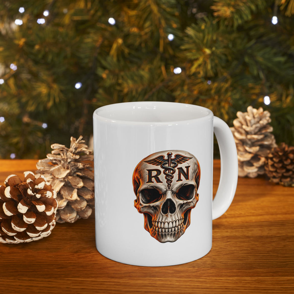 RN Skull Mug 11oz