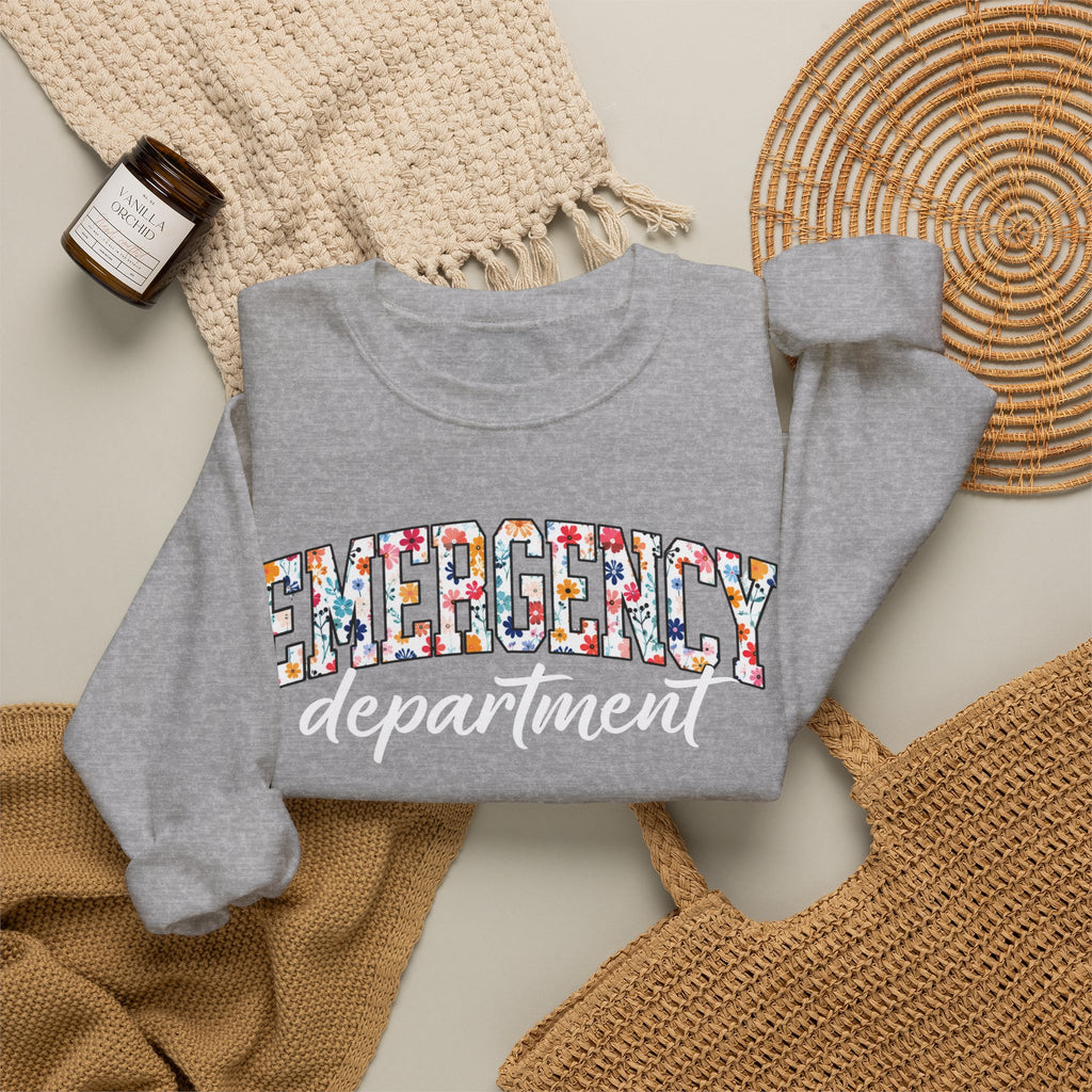 🌺EMERGENCY Department Crewneck
