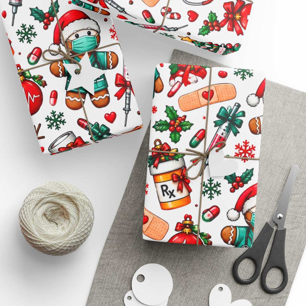Healthcare Christmas Wrapping Paper 🎄🩺
