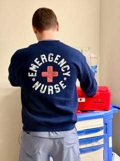Emergency Nurse Sweatshirt | Be Kind to Your Nurse Crewneck | ER Nurse Gift | Nursing Sweatshirt